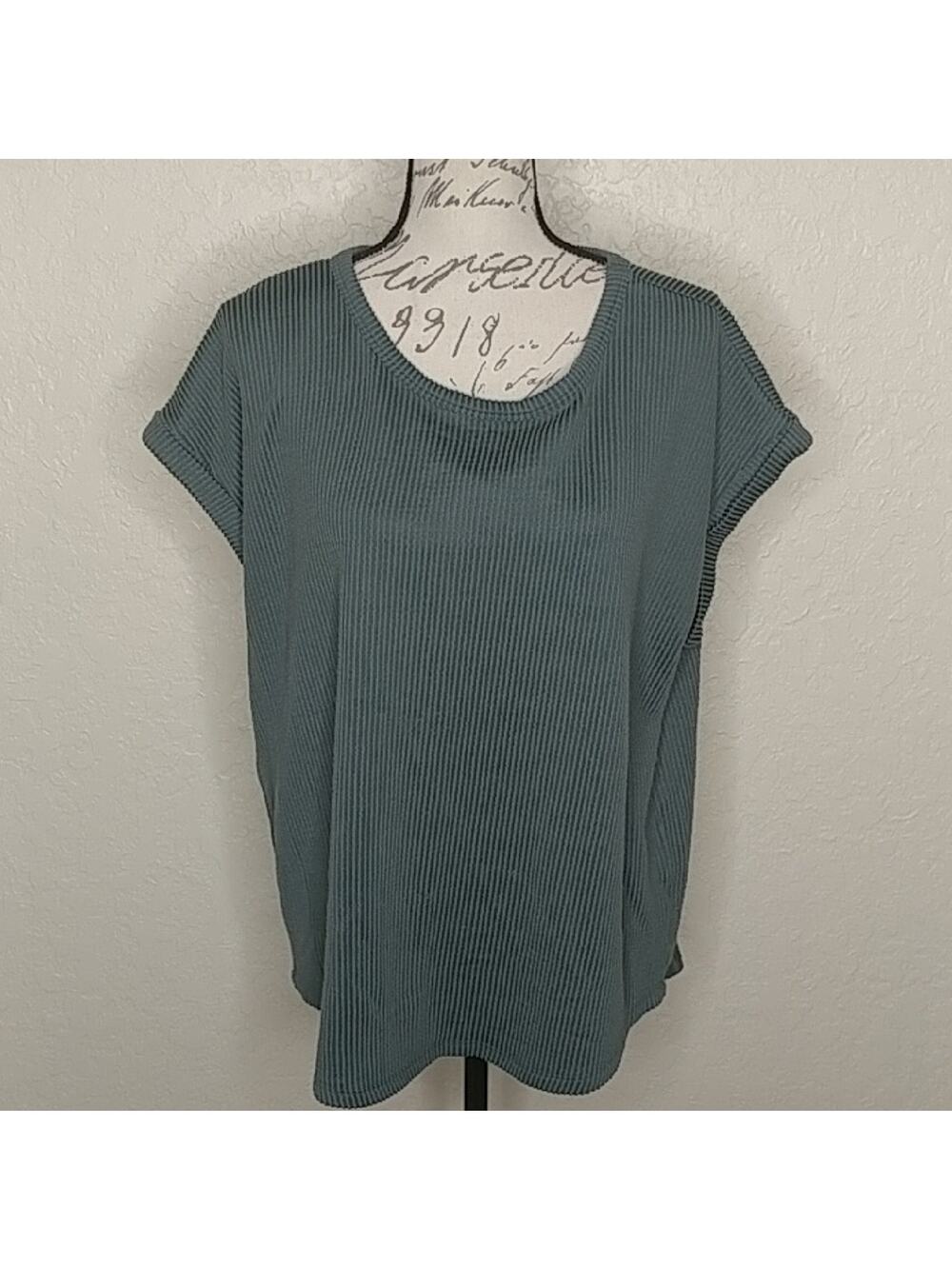 24/7 By Maurices Ribbed Top‎ Size L